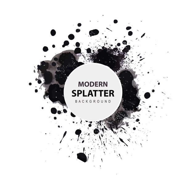 Acquerello moderno Splatter Background