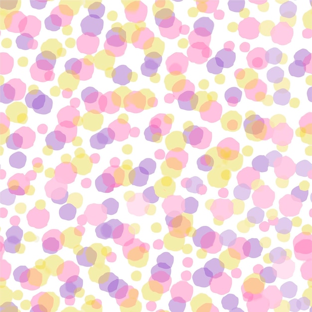 Acquerello pastello dotty seamless pattern