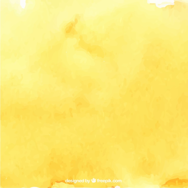 Vettore gratuito acquerello sfondo giallo
