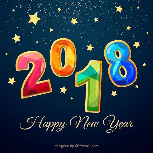 Anno nuovo sfondo 2018