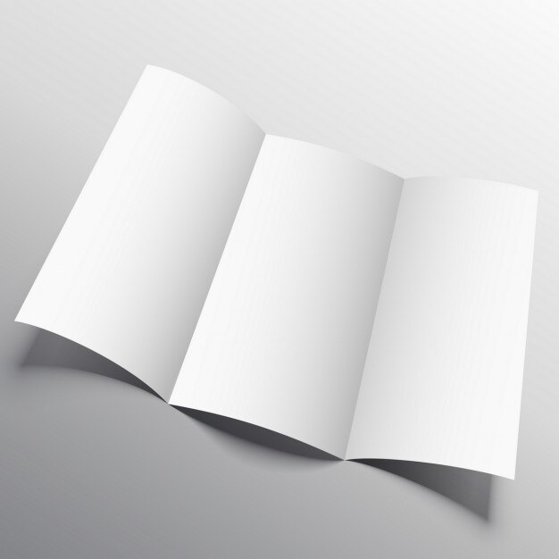 Aperto brochure, mock up