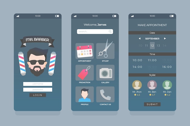 App per la prenotazione di un barbiere