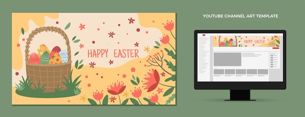 Arte del canale youtube di Pasqua disegnata a mano