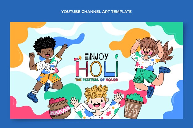 Arte del canale youtube holi disegnato a mano