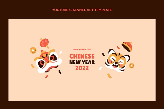 Arte del canale youtube piatto capodanno cinese