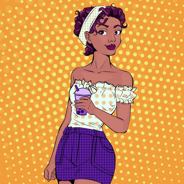 Vettore gratuito arte disegnata a mano e nuove tendenze pop art illustrazione