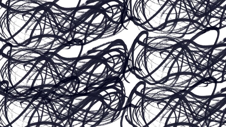 Vettore gratuito astratta scribble sfondo