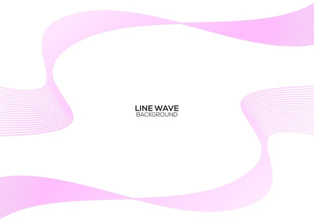astratto di disegno del fondo dell'onda di linea