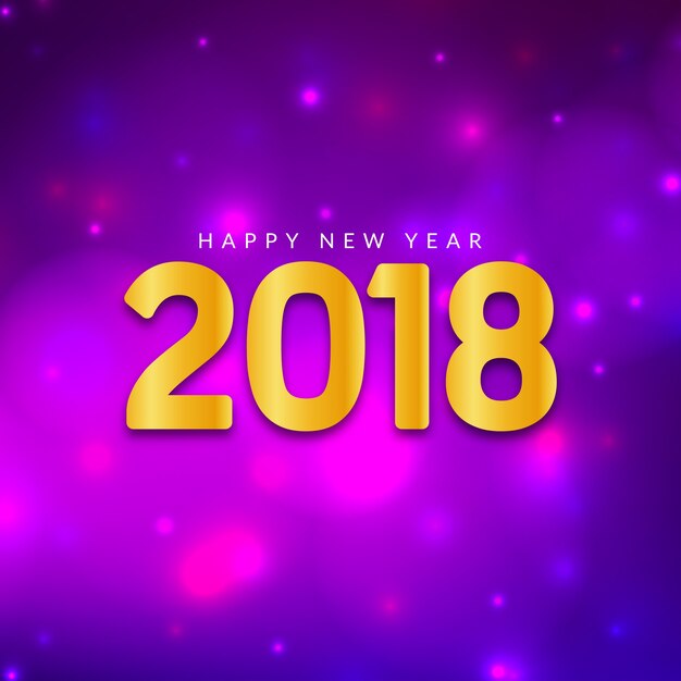 Astratto elegante felice nuovo anno 2018 sfondo
