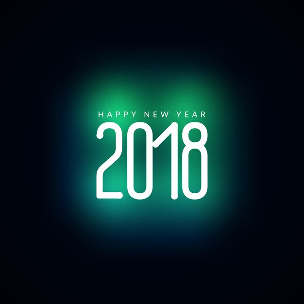 Astratto sfondo colorato di felice anno nuovo 2018