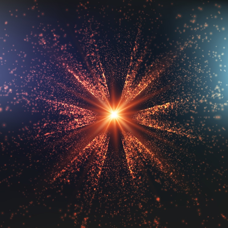 Vettore gratuito astratto sfondo colorato spazio