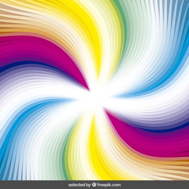 Vettore gratuito astratto turbolenza sfondo colorato vettore onda