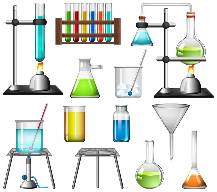Vettore gratuito attrezzature scientifiche