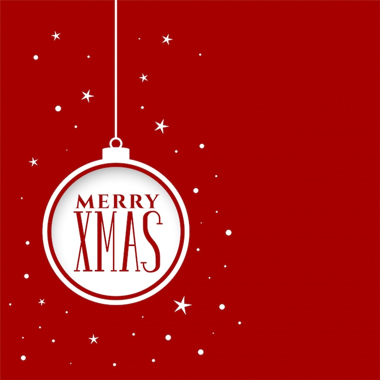 Vettore gratuito auguri di buon natale