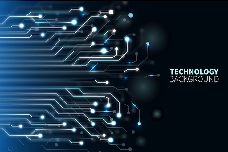 Vettore gratuito background tecnologico