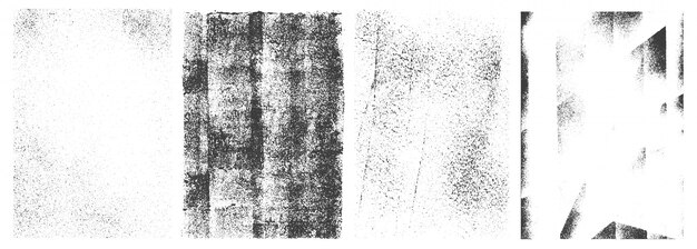 Bandiere verticali retrò grunge bianco