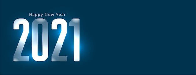 Banner brillante felice anno nuovo con lo spazio del testo