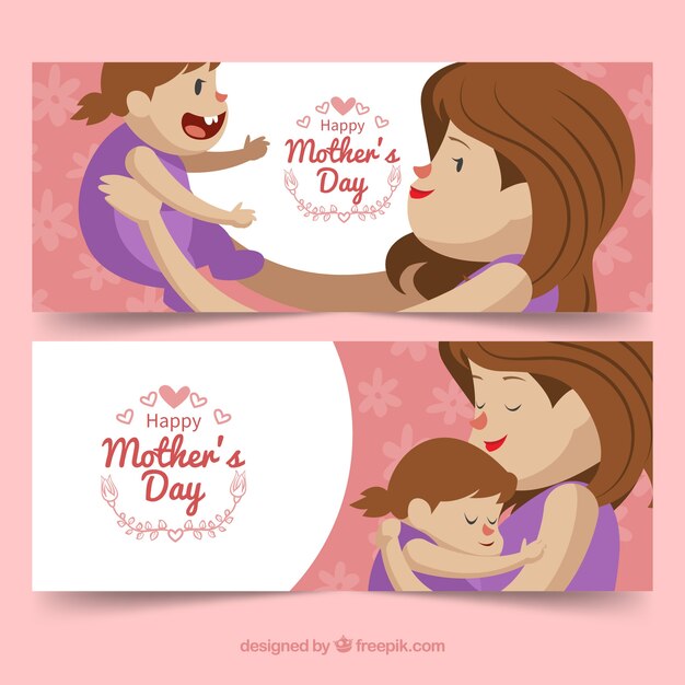 Banner carino per la festa della mamma