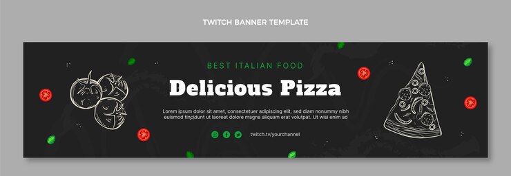 Vettore gratuito banner di contrazione del cibo disegnato a mano