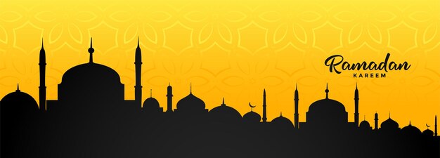 Banner di evento tradizionale ramadan kareem