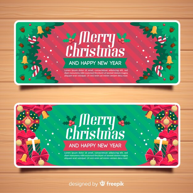 Banner di Natale piatto decorativo
