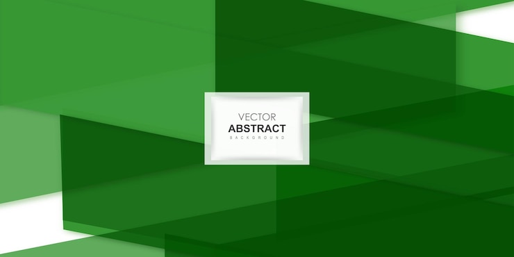 Vettore gratuito banner di sfondo astratto multiuso professionale moderno con tonalità verde