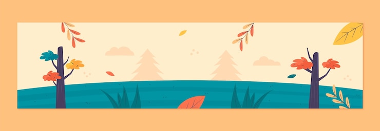 Vettore gratuito banner di twitch avventura in campeggio