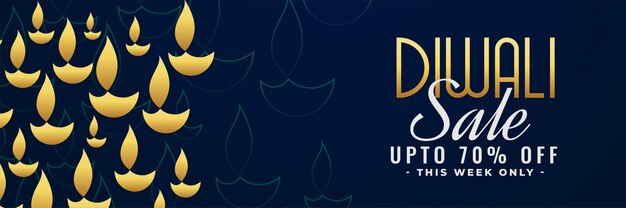 Banner di vendita di Diwali con dettagli dell&#39;offerta