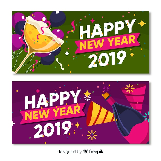 Banner festa di Capodanno 2019