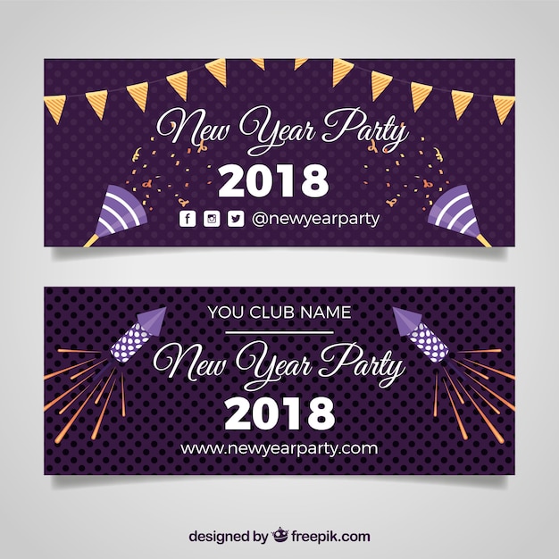 Banner festa di Capodanno