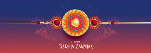 Banner festival raksha bandhan indiano