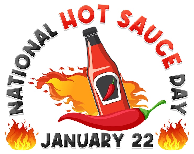Vettore gratuito banner per il giorno della salsa piccante nazionale