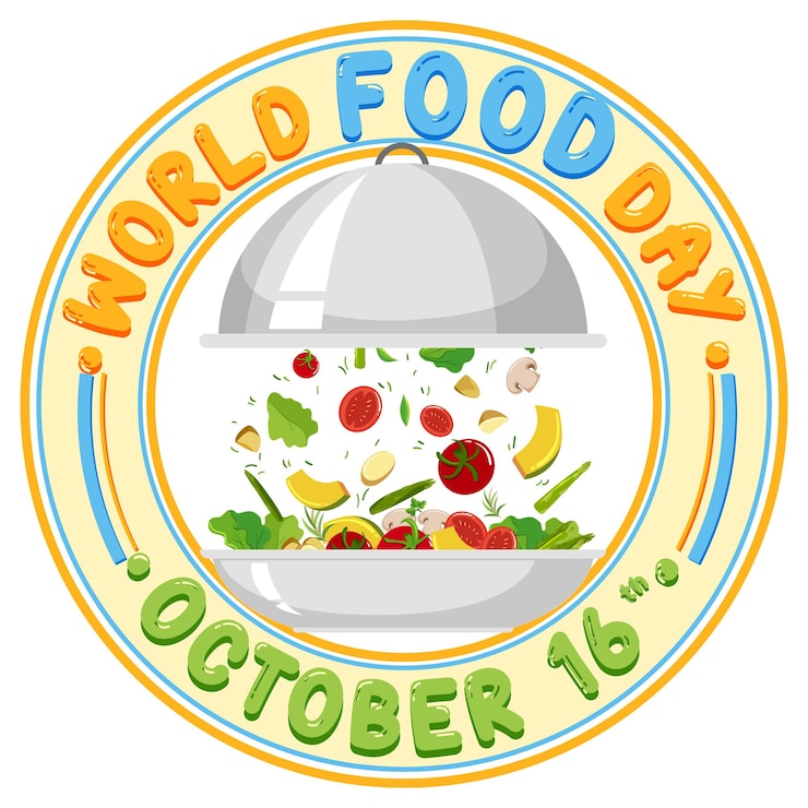 Vettore gratuito banner per la giornata mondiale dell'alimentazione