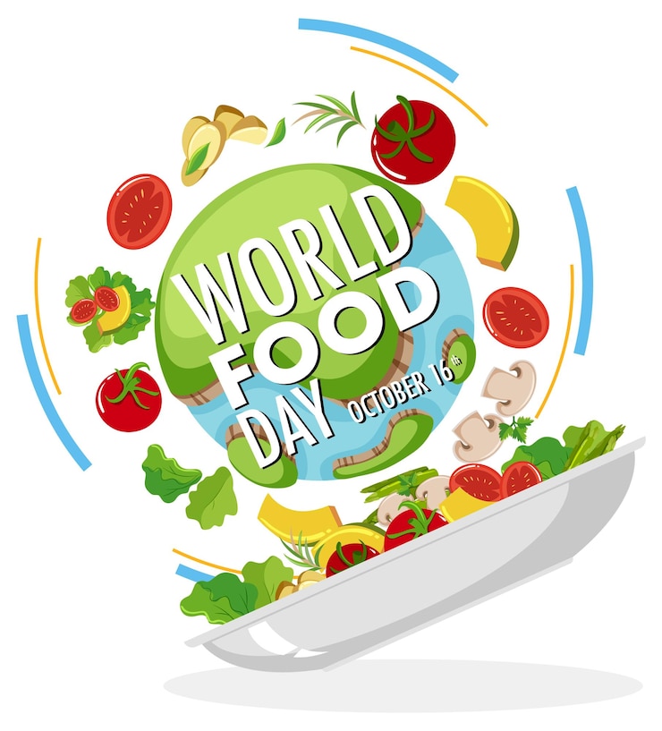 Vettore gratuito banner per la giornata mondiale dell'alimentazione