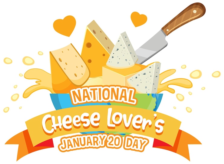 Vettore gratuito banner per la giornata nazionale degli amanti del formaggio