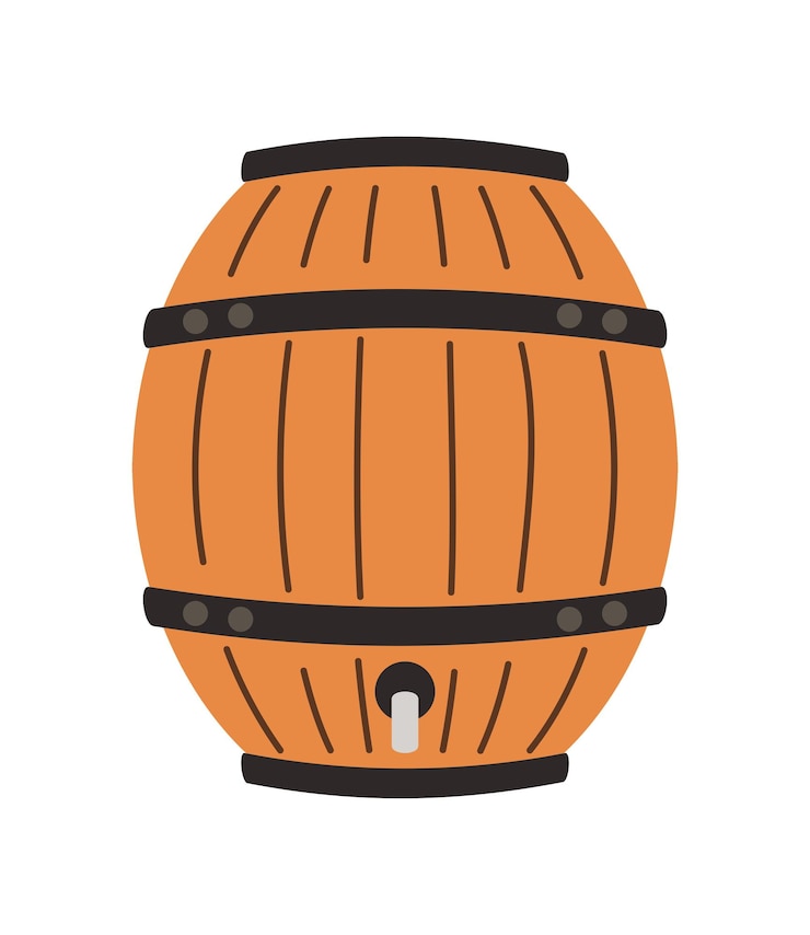 Vettore gratuito barile di birra tedesco