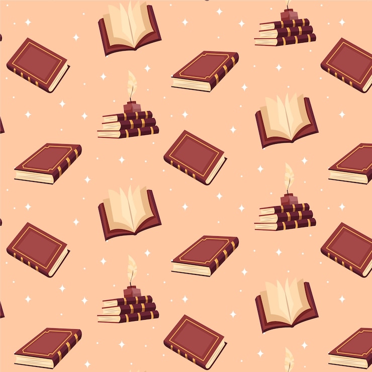 Vettore gratuito bella illustrazione del modello del club del libro
