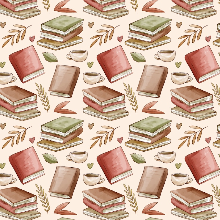 Vettore gratuito bella illustrazione del modello del club del libro