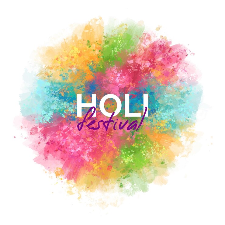 Vettore gratuito bellissimo sfondo acquerello festival di holi