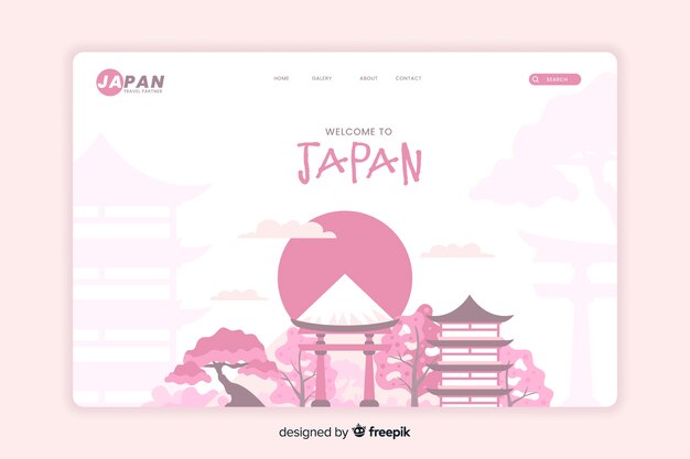 Benvenuto nella landing page del Giappone