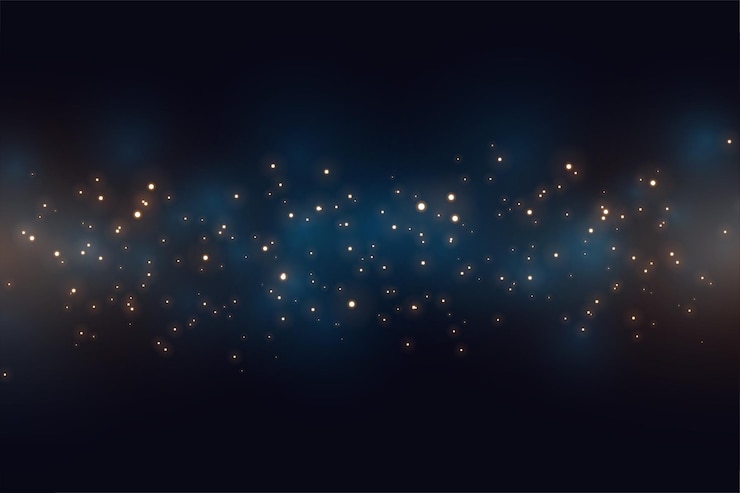 Vettore gratuito blu reale con effetto luce scintillii