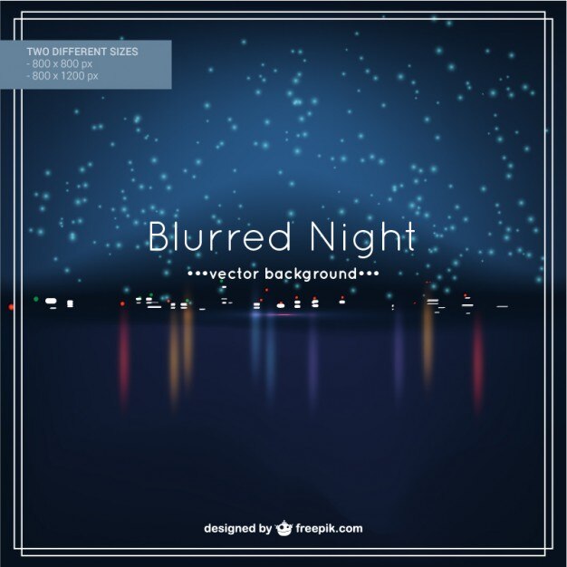 Vettore gratuito blurred sfondo notte