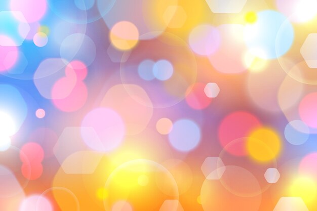Bokeh astratto con sfondo di luce soffusa