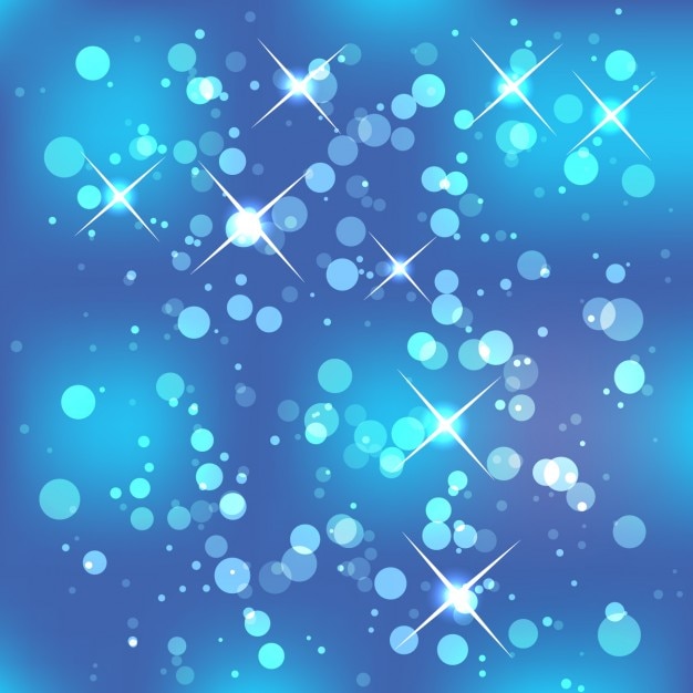 Vettore gratuito bokeh blu, lucido e sfondo sfocato