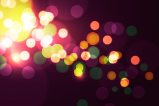 Bokeh effetto luci su sfondo scuro