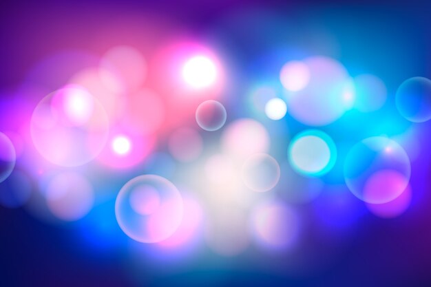 Bokeh sfondo con luci potenti