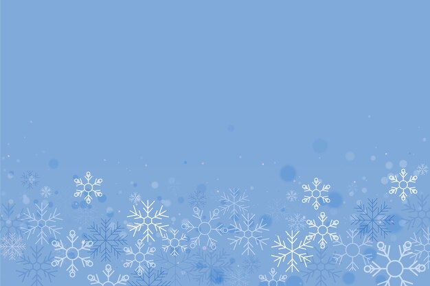 Bordo realistico del fiocco di neve