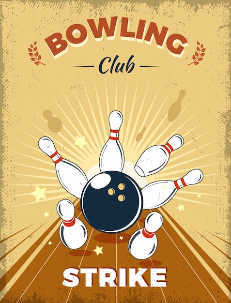 Bowling Club in stile retrò