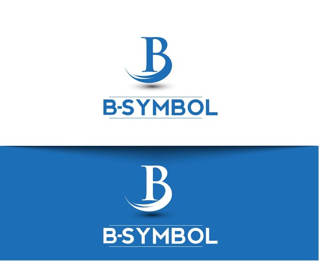 Branding identità aziendale logo vettoriale lettera b design
