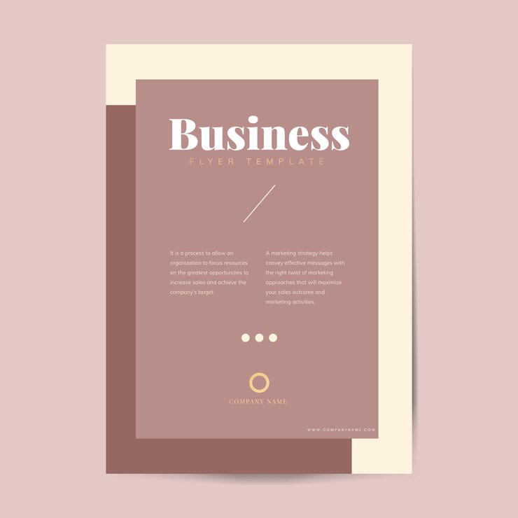 Vettore gratuito brochure aziendale e modello di poster